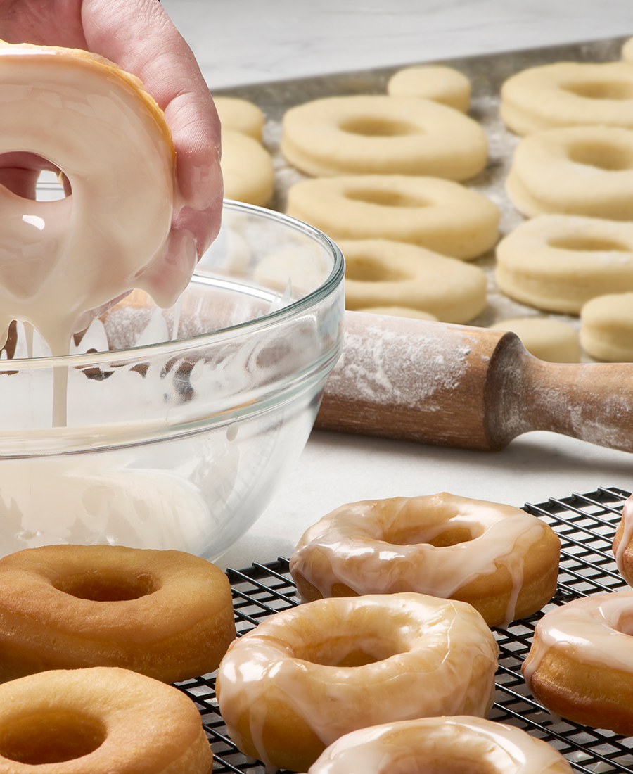 Homemade Glazed Donuts